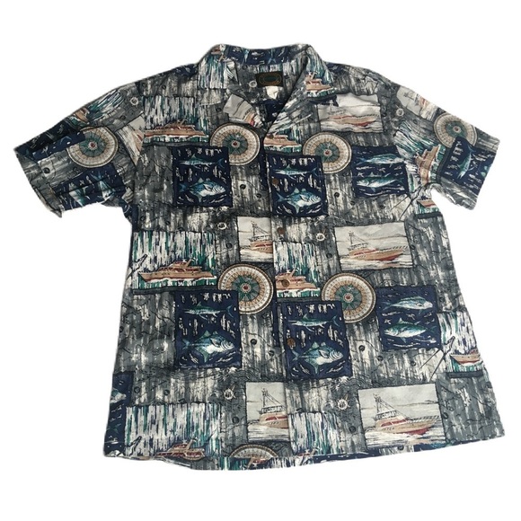 Hawaiian Reserve Collection Other - Hawaiian Reserve Collection Button Down Shortsleeve Shirt